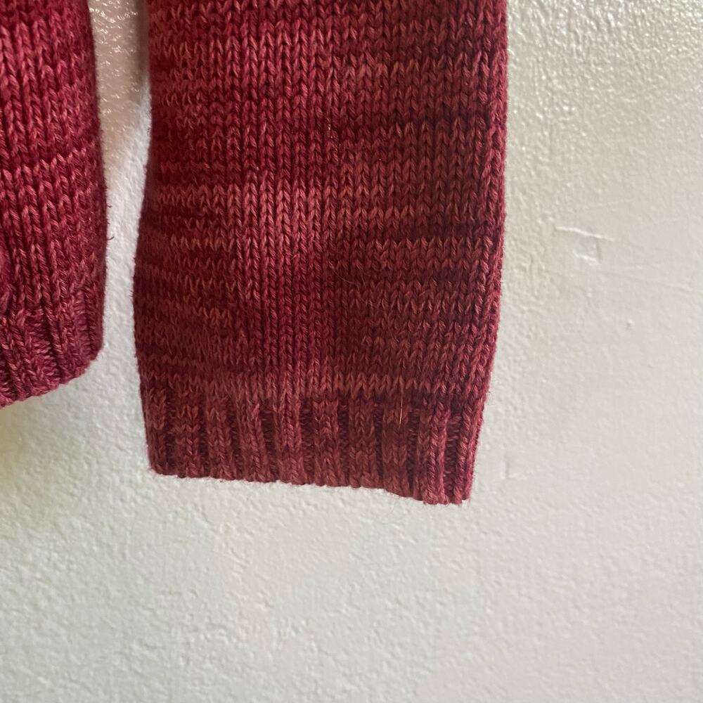 Talbots Petite Rust Multi Colored Button Front Lo… - image 4